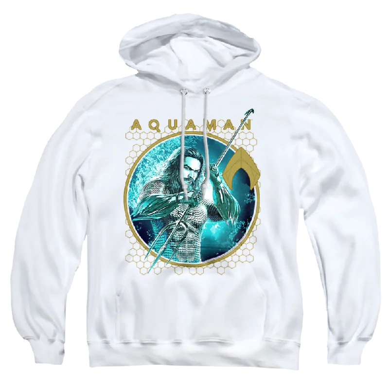 Aquaman Movie Trident Of Neptune - Pullover Hoodie Short Sleeve Top
