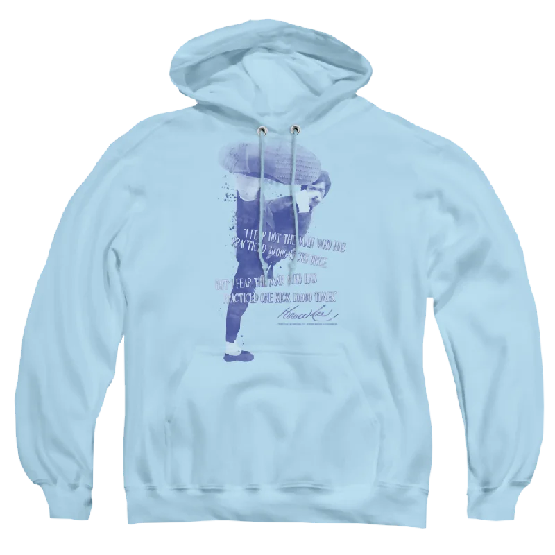 Bruce Lee 10,000 Kicks - Pullover Hoodie Flare Sleeve Stylish