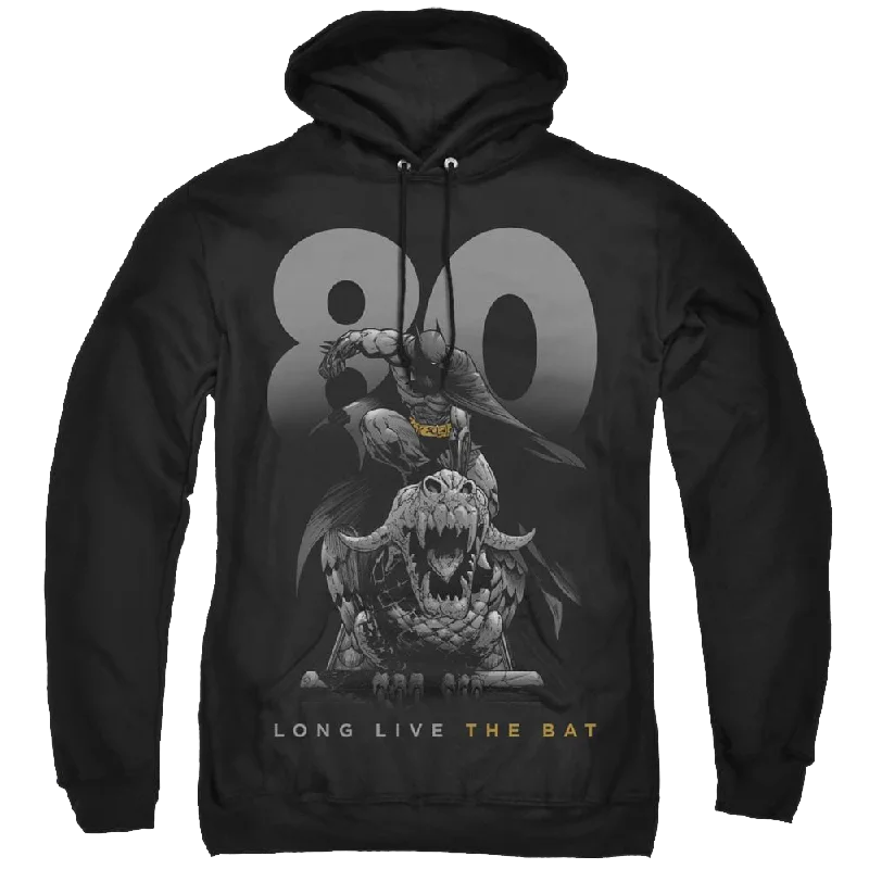 Dc Batman Big 80 - Pullover Hoodie Shawl Collar Sweater