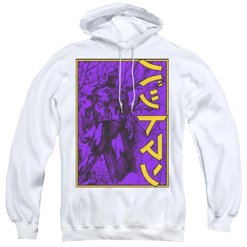 Dc Batman Big Framed Kanji - Pullover Hoodie Crew Neck Wool