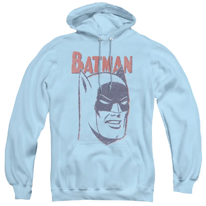 Dc Batman Crayon Man - Pullover Hoodie Thick Cable Knit