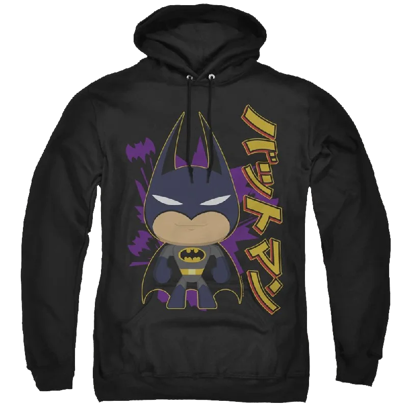 Dc Batman Cute Kanji - Pullover Hoodie Cable Knit Chunky