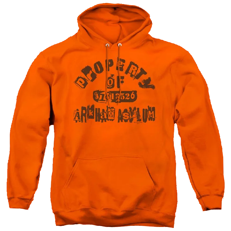 Dc Batman Property Of Arkham - Pullover Hoodie Bell Sleeve Stylish