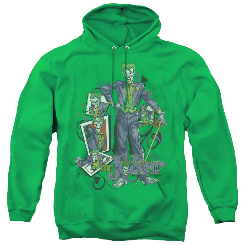 Dc Batman Wild Cards - Pullover Hoodie Bolero Style Sweater