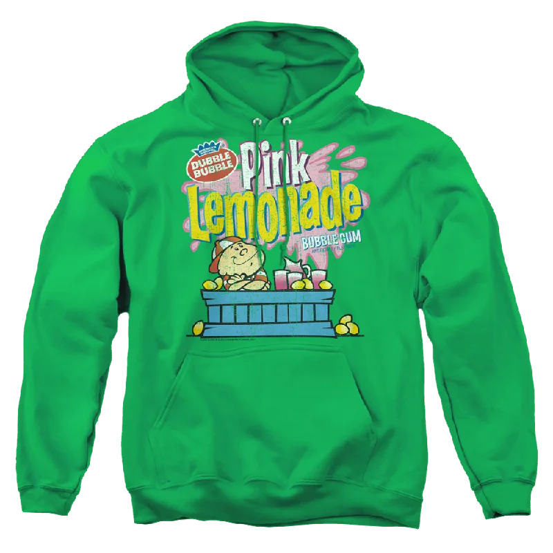 Dubble Bubble Pink Lemonade - Pullover Hoodie Lantern Sleeve Elegant