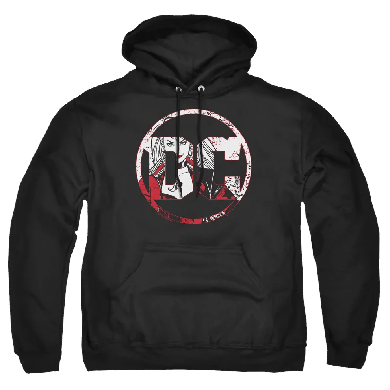 Harley Quinn Dc Logo Harley - Pullover Hoodie Long Sleeve Pullover
