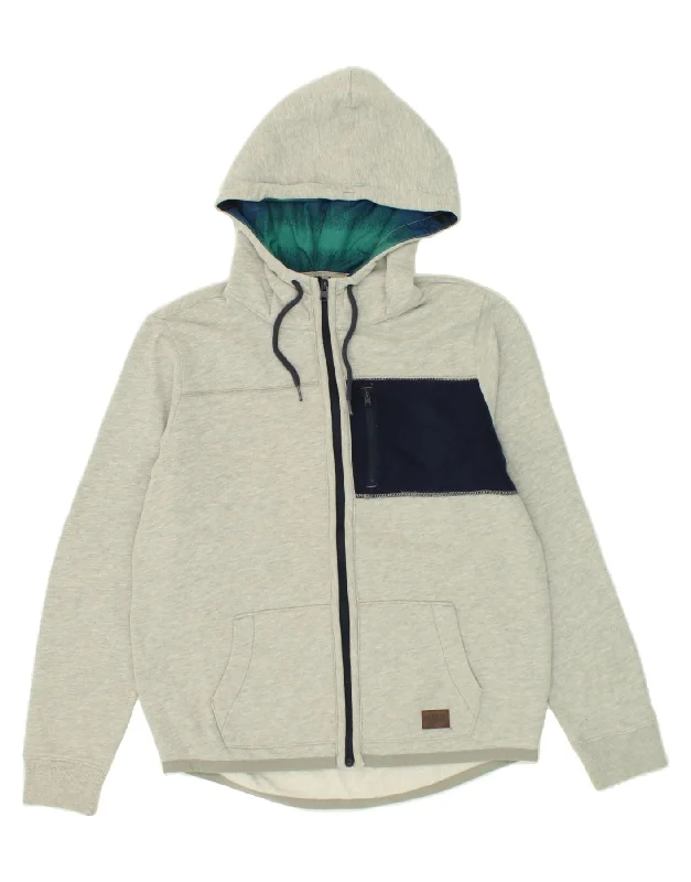 HOLLISTER Mens Zip Hoodie Sweater Large Grey Cotton Notch Collar Peter Pan Collar Cowl Neck HOLLISTER Mens Zip Hoodie Sweater Large Grey Cotton Notch Collar Peter Pan Collar Cowl Neck
