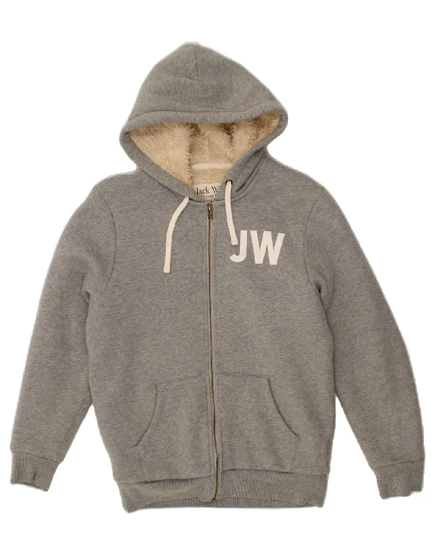 JACK WILLS Mens Graphic Zip Hoodie Sweater Medium Grey Cotton Transparent Opaque Sheer JACK WILLS Mens Graphic Zip Hoodie Sweater Medium Grey Cotton Transparent Opaque Sheer
