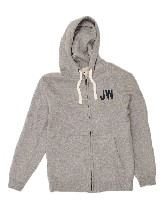 JACK WILLS Mens Graphic Zip Hoodie Sweater Small Grey Cotton Terry Terry Cloth Terry Knit JACK WILLS Mens Graphic Zip Hoodie Sweater Small Grey Cotton Terry Terry Cloth Terry Knit