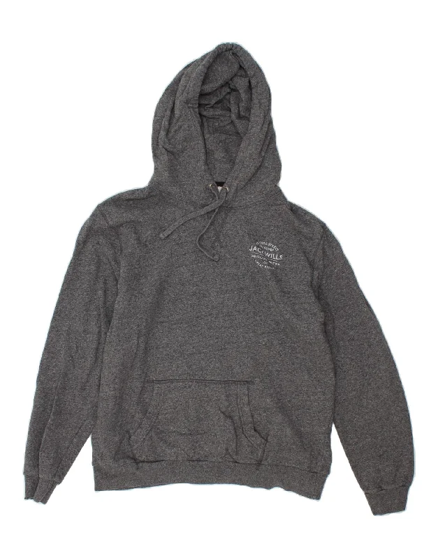 JACK WILLS Mens Zip Hoodie Sweater XL Grey Flecked Cotton High Neck Crew Neck V-Neck JACK WILLS Mens Zip Hoodie Sweater XL Grey Flecked Cotton High Neck Crew Neck V-Neck