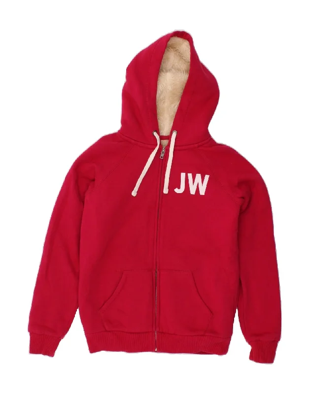JACK WILLS Womens Graphic Zip Hoodie Sweater UK 12 Medium Pink Cotton Satin Blend Silk Blend Wool Blend JACK WILLS Womens Graphic Zip Hoodie Sweater UK 12 Medium Pink Cotton Satin Blend Silk Blend Wool Blend