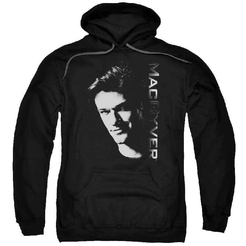 Macgyver Macgyver - Pullover Hoodie Ruffled Neck Pullover