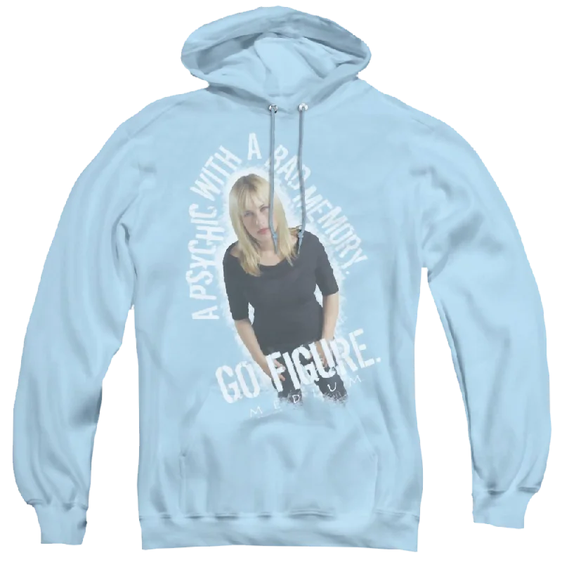 Medium Go Figure - Pullover Hoodie Lapel Neck Sweater