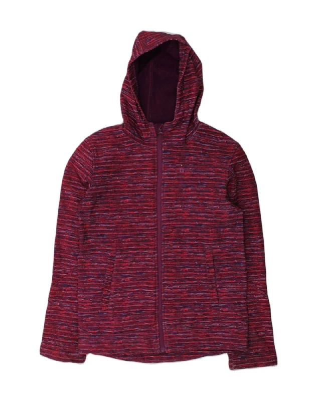 MOUNTAIN WAREHOUSE Girls Zip Hoodie Sweater 11-12 Years Red Pinstripe Hooded Caped Shawl Collar MOUNTAIN WAREHOUSE Girls Zip Hoodie Sweater 11-12 Years Red Pinstripe Hooded Caped Shawl Collar