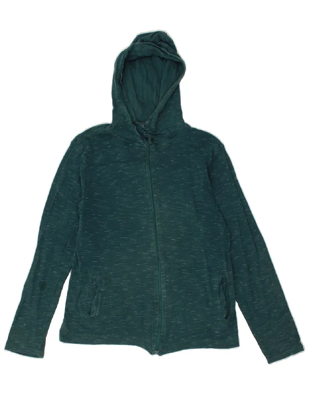 MOUNTAIN WAREHOUSE Womens Zip Hoodie Sweater UK 14 Large Green Flecked Sweater Knitwear Pullover MOUNTAIN WAREHOUSE Womens Zip Hoodie Sweater UK 14 Large Green Flecked Sweater Knitwear Pullover