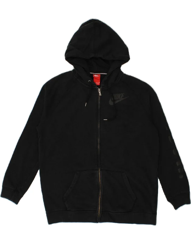NIKE Mens Graphic Zip Hoodie Sweater Medium Black Cotton Cashmere Blend Cotton Blend Poly Blend NIKE Mens Graphic Zip Hoodie Sweater Medium Black Cotton Cashmere Blend Cotton Blend Poly Blend