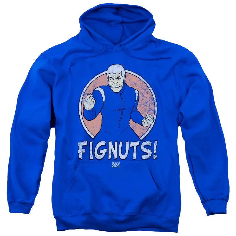 Sealab 2021 Fignuts - Pullover Hoodie Saggy Sleeve Comfort
