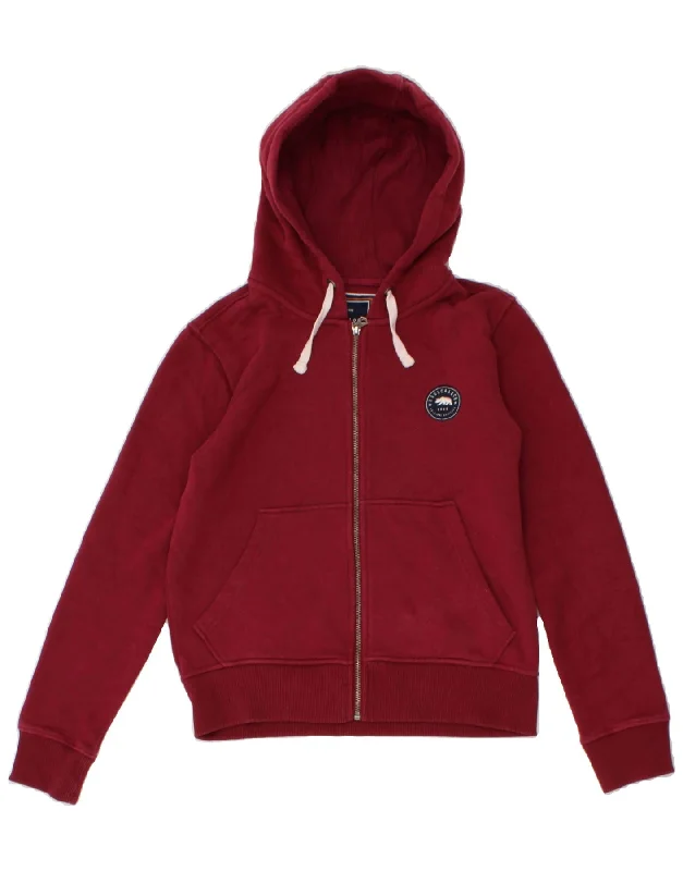 SOUL CAL Womens Zip Hoodie Sweater UK 10 Small Red Cotton Stylish Fashionable Trendy SOUL CAL Womens Zip Hoodie Sweater UK 10 Small Red Cotton Stylish Fashionable Trendy