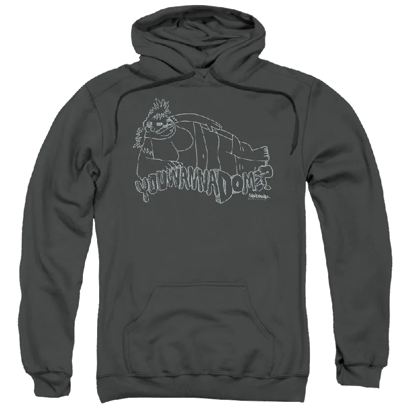 Squidbillies Krystal - Pullover Hoodie Shirred Sleeve Feminine