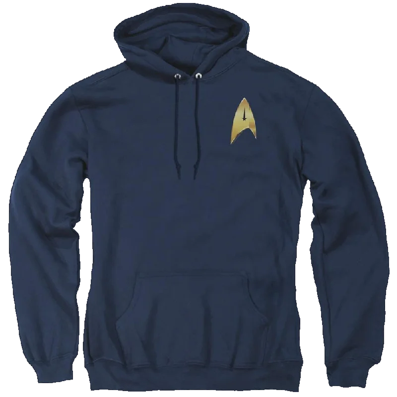 Star Trek Discovery Command Badge - Pullover Hoodie Boat Neck Sweater