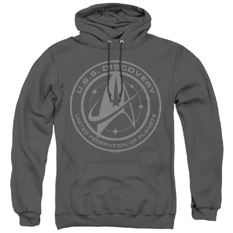 Star Trek Discovery Discovery Crest - Pullover Hoodie Cable Knit Chunky
