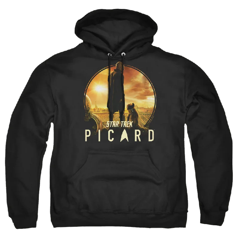 Star Trek Picard A Man And His Dog - Pullover Hoodie Plunging Neck Pullover