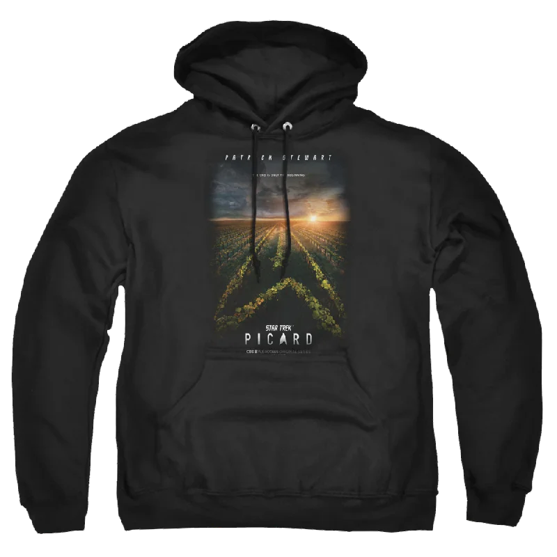 Star Trek Picard Picard Poster - Pullover Hoodie Ruffle Neck Pullover