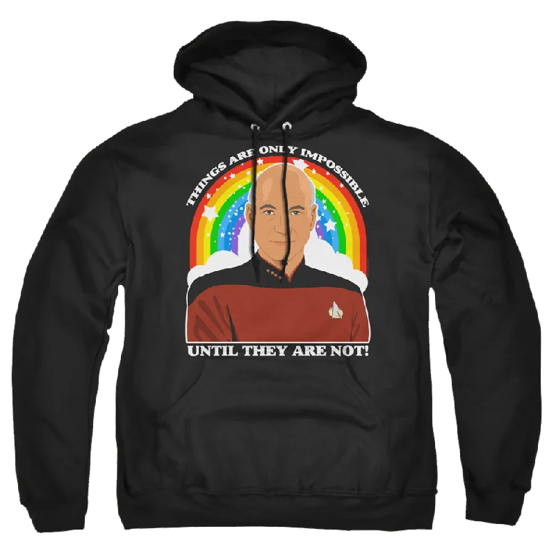 Star Trek The Next Generation Impossible - Pullover Hoodie Port Neck Pullover
