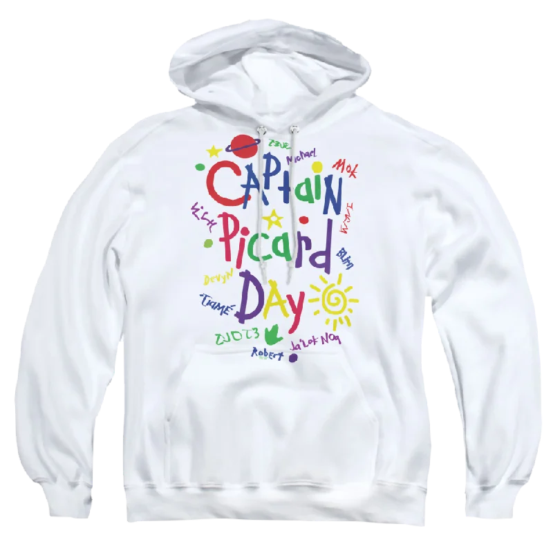 Star Trek The Next Generation Picard Day - Pullover Hoodie Open Neck Pullover