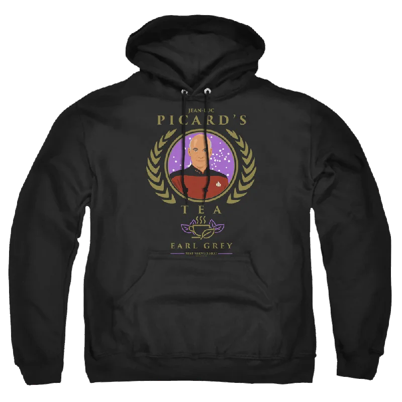 Star Trek The Next Generation Tea Earl Grey Hot - Pullover Hoodie Peter Pan Collar