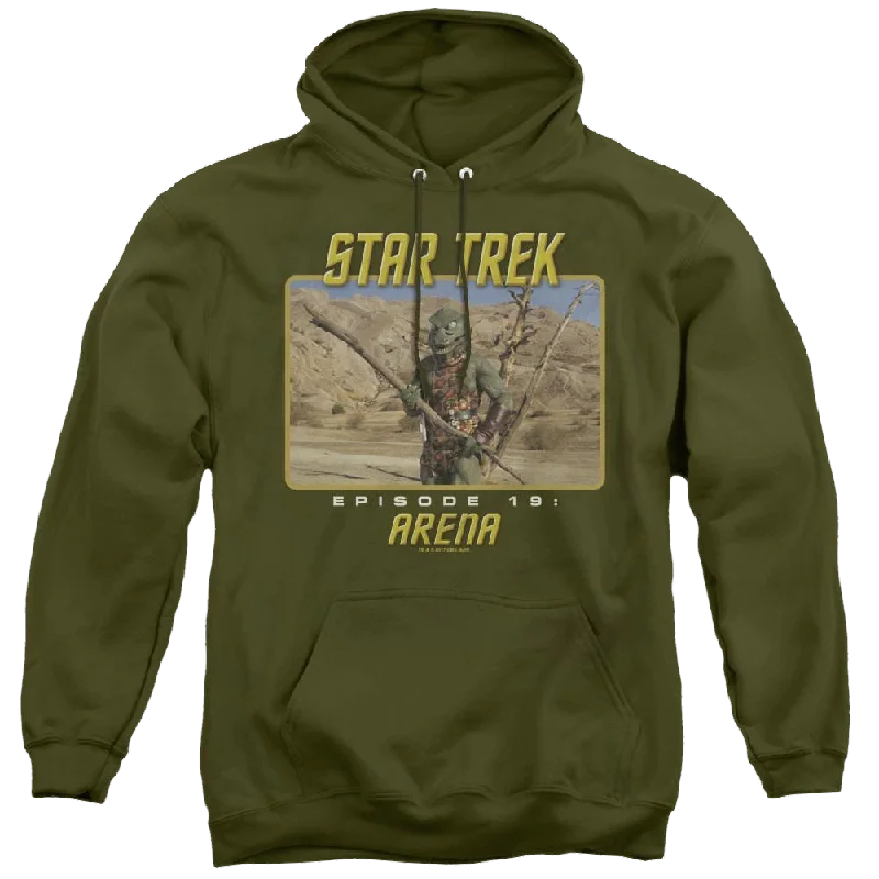 Star Trek The Original Series Arena - Pullover Hoodie One Shoulder Top