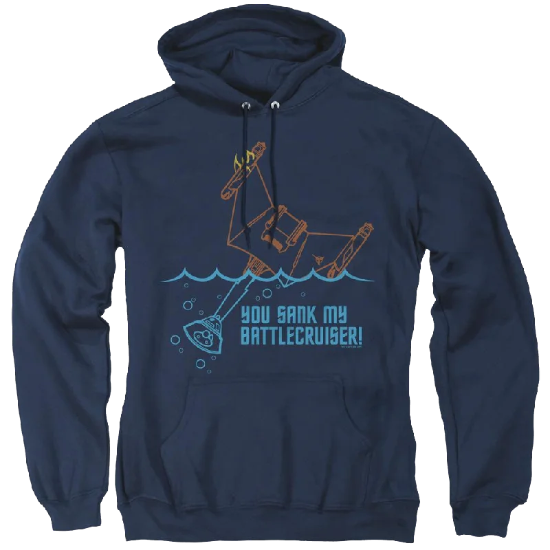 Star Trek The Original Series Battlecruiser - Pullover Hoodie Bateau Neck Pullover