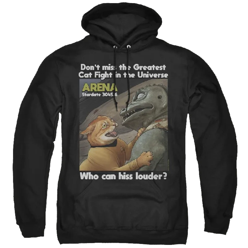 Star Trek The Original Series Cat Fight - Pullover Hoodie Crew Neck Wool