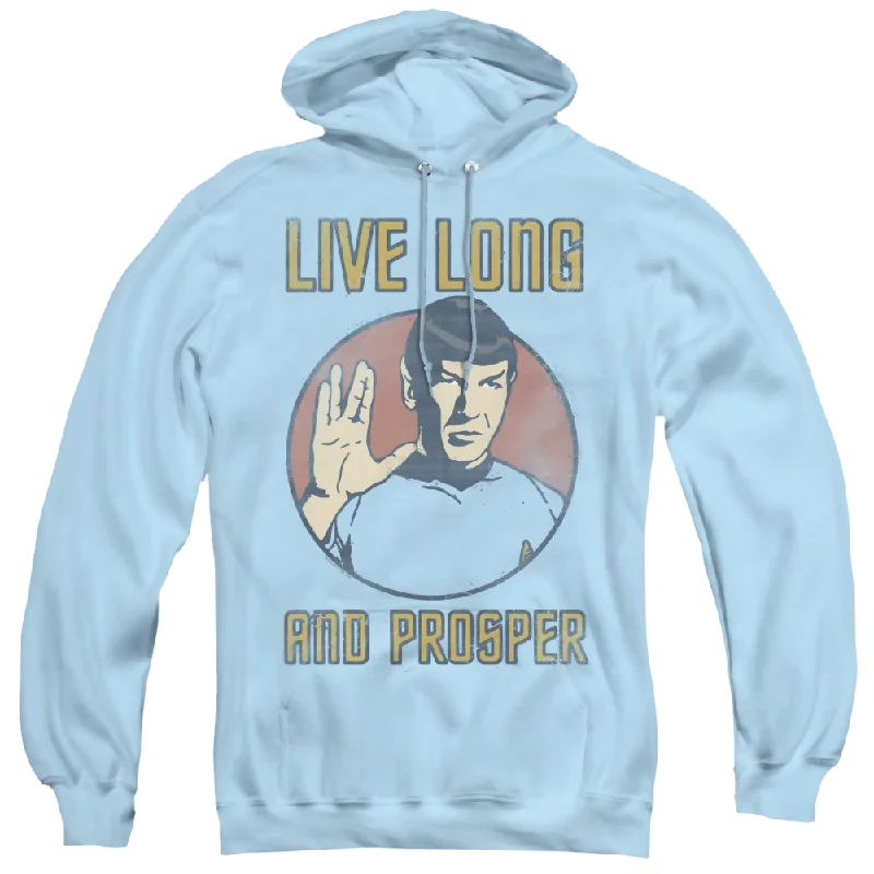 Star Trek The Original Series Long Life - Pullover Hoodie Tapered Sleeve Pullover