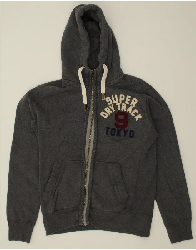 SUPERDRY Mens Graphic Zip Hoodie Sweater Large Grey Cotton Lace Blend Ribbed Blend Corduroy Blend SUPERDRY Mens Graphic Zip Hoodie Sweater Large Grey Cotton Lace Blend Ribbed Blend Corduroy Blend