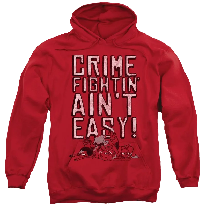 Teen Titans Go Not Easy Pullover Hoodie Bateau Neck Pullover