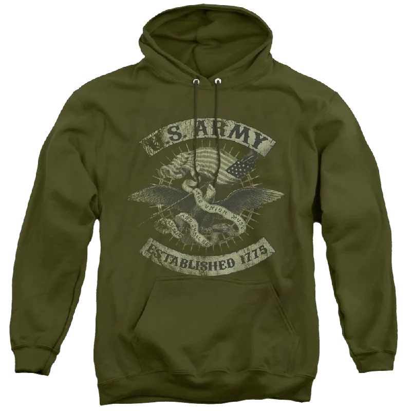 U.S. Army Union Eagle - Pullover Hoodie Over Sleeve Pullover