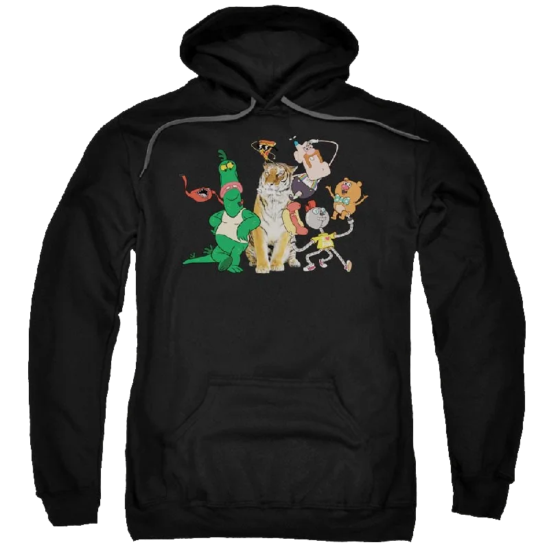 Uncle Grandpa Group Pullover Hoodie Fleece Warm Pullover