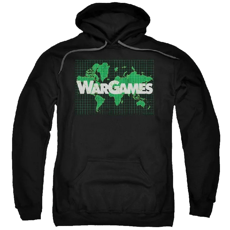 Wargames Game Board Pullover Hoodie Fitted Ribbed Sweater