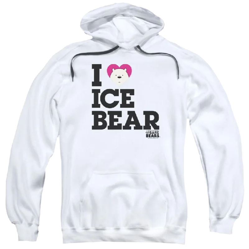 We Bare Bears Heart Ice Bear Pullover Hoodie Crew Neck Wool