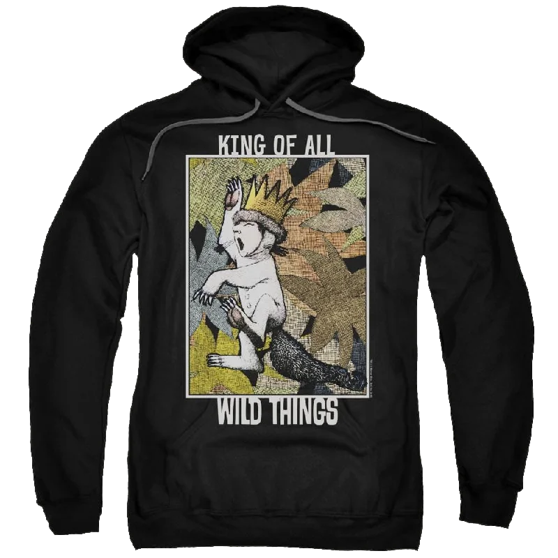 Where The Wild Things Are King Of All Wild Things Pullover Hoodie Asymmetrical Neck Pullover