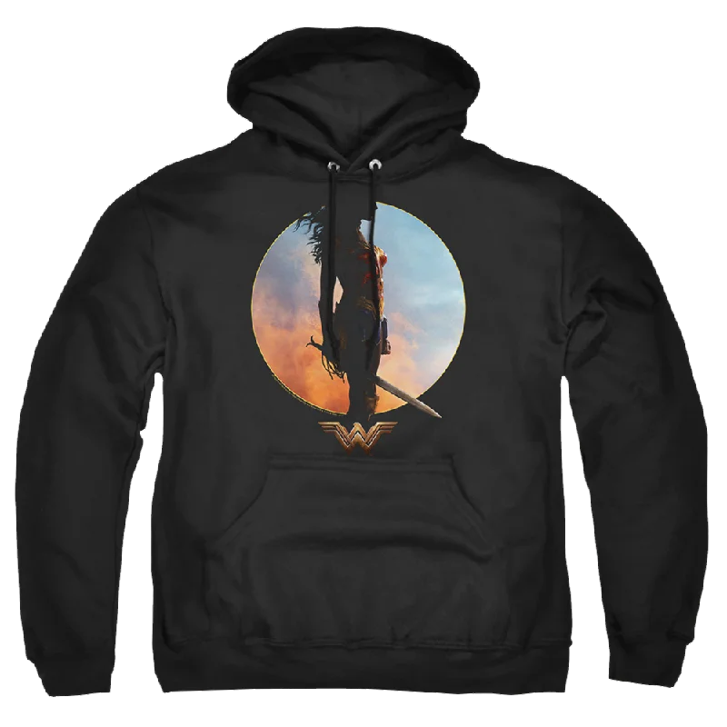 Wonder Woman Wisdom And Wonder Pullover Hoodie Keyhole Neck Pullover