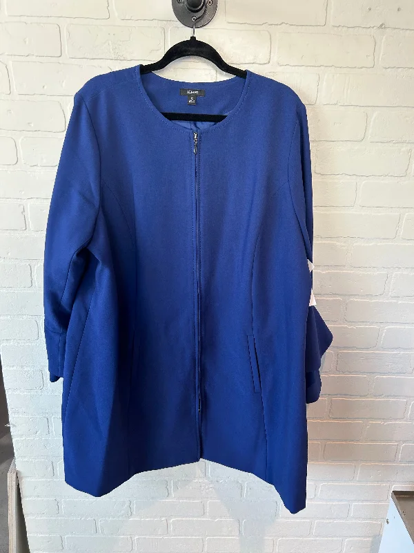 Blazer By Alfani In Blue, Size: 2x Women's Vintage Jacket