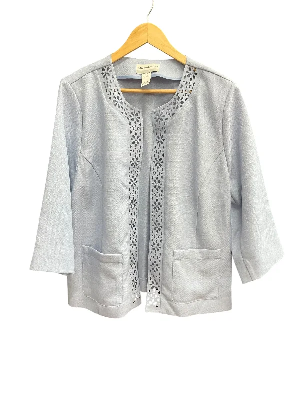 Blazer By Alfred Dunner In Light Blue, Size: 16 Women's Elegant Suit