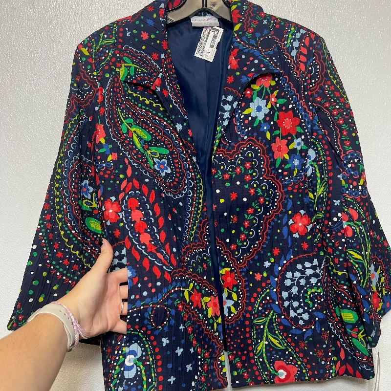 Blazer By Alfred Dunner In Multi-colored, Size: 16 petite Women's Premium Blazer