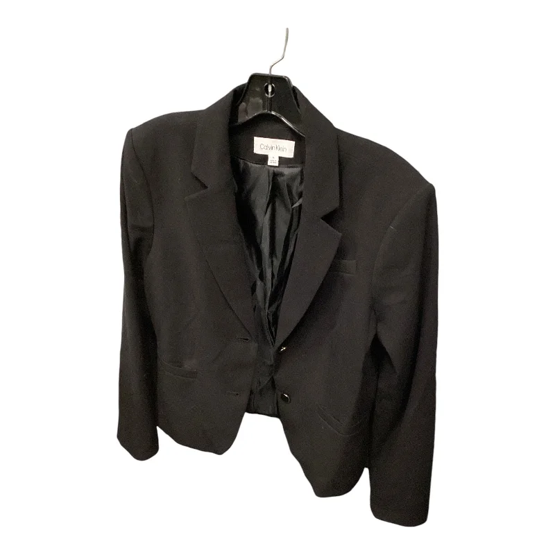 Blazer By Calvin Klein In Black, Size: 14 Women's Custom Jacket