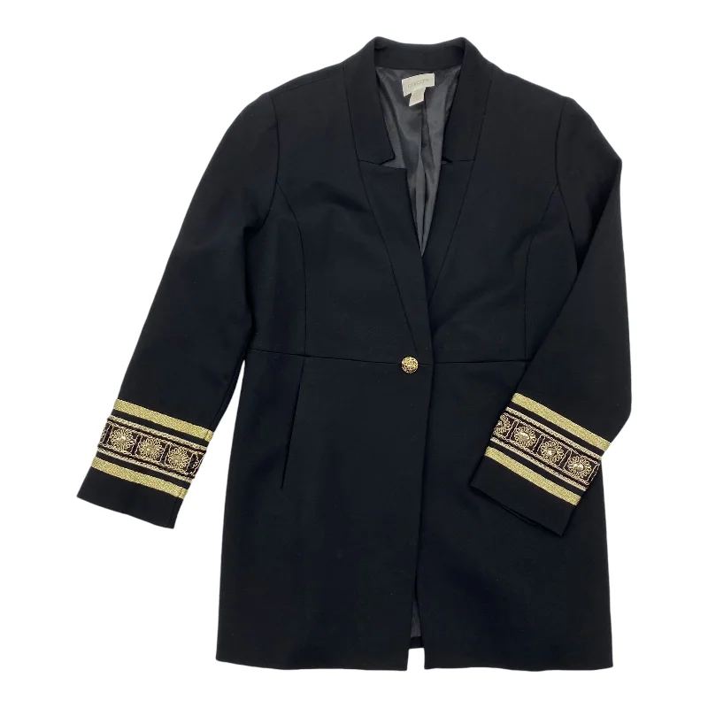 Blazer By Chicos In Black, Size:M Women's Lightweight Blazer