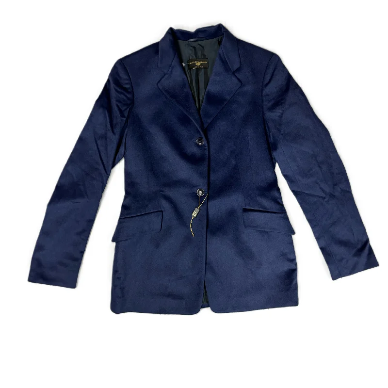 Blazer By Luciano Barbera In Blue, Size: S Women's Formal Blazer