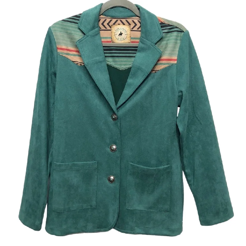 Blazer By Cmc In Green, Size: S Women's Vacation Suit