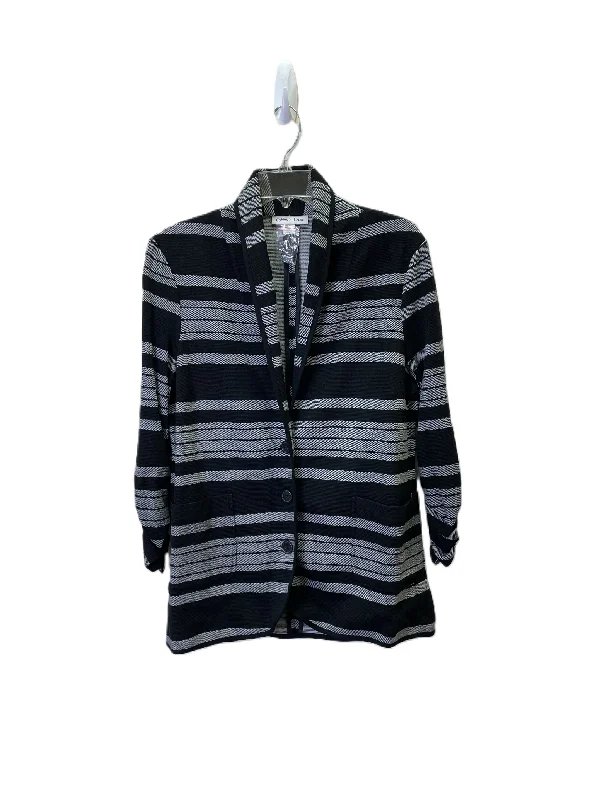 Blazer By Coldwater Creek In Black & White, Size: M Women's Luxurious Jacket